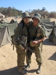My friend Arielle and I on field week